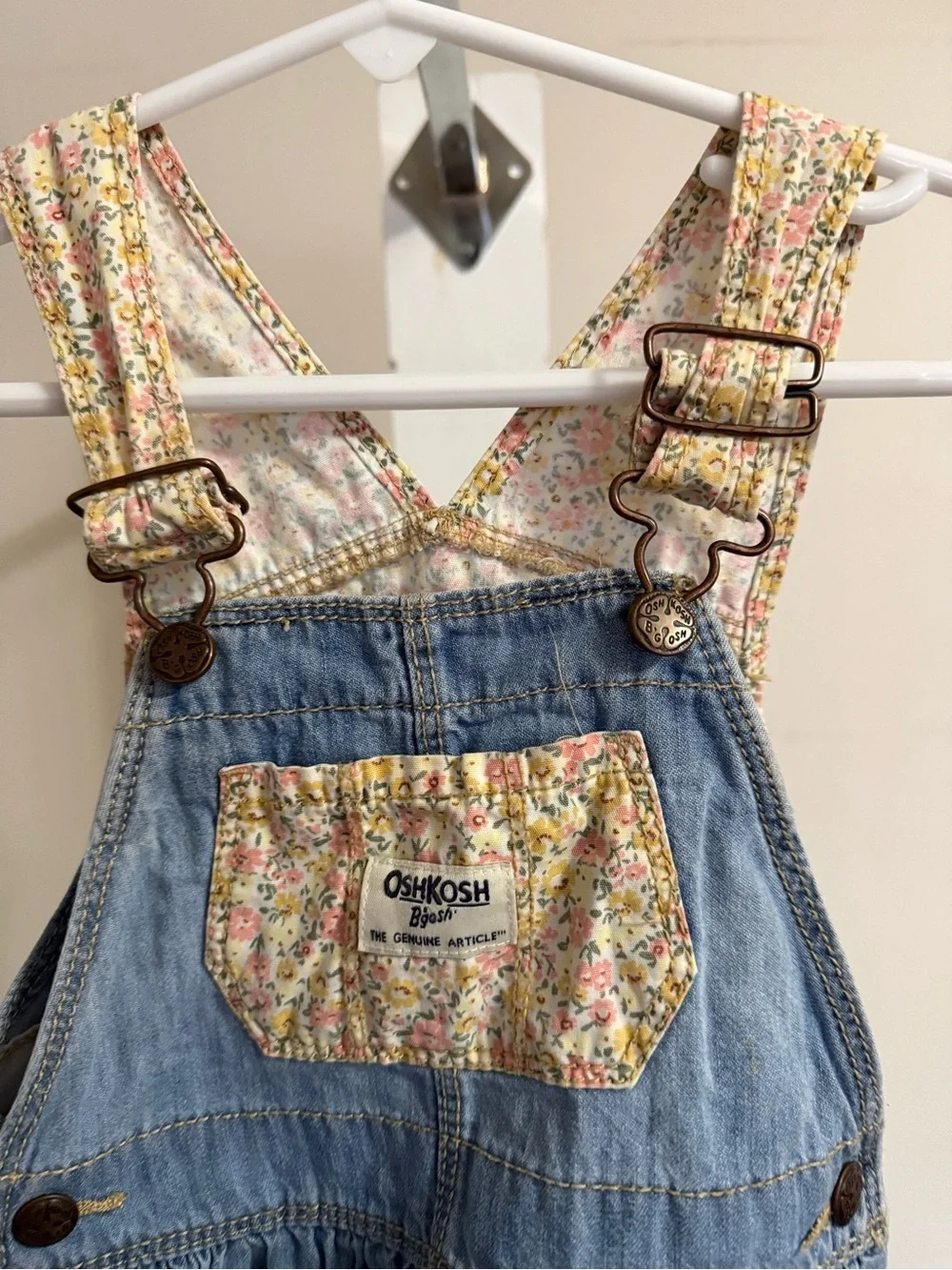 Oshkosh B’Gosh Denim and Floral Jumper